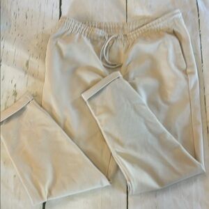 Zara Men's Cream Joggers